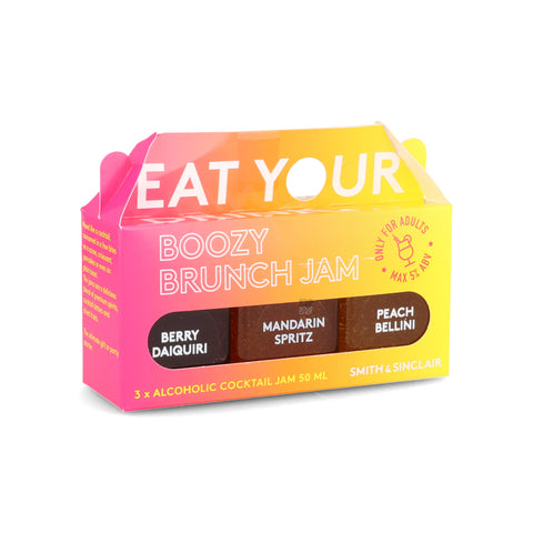 Set of 3 5%ABV Boozy Brunch Jams