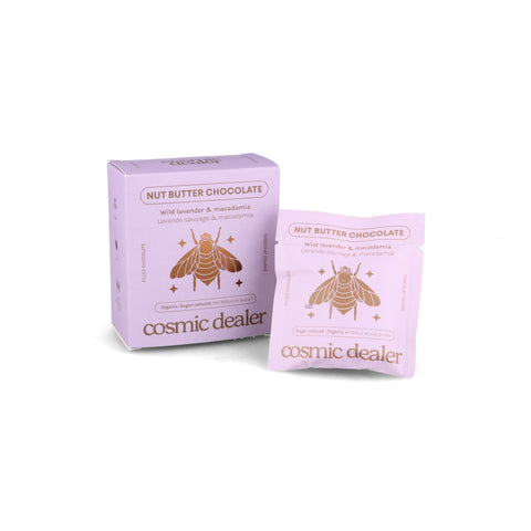 Cosmic Dealer Box of 4 Wild Lavender & Macadamia Filled Chocolates, 320g
