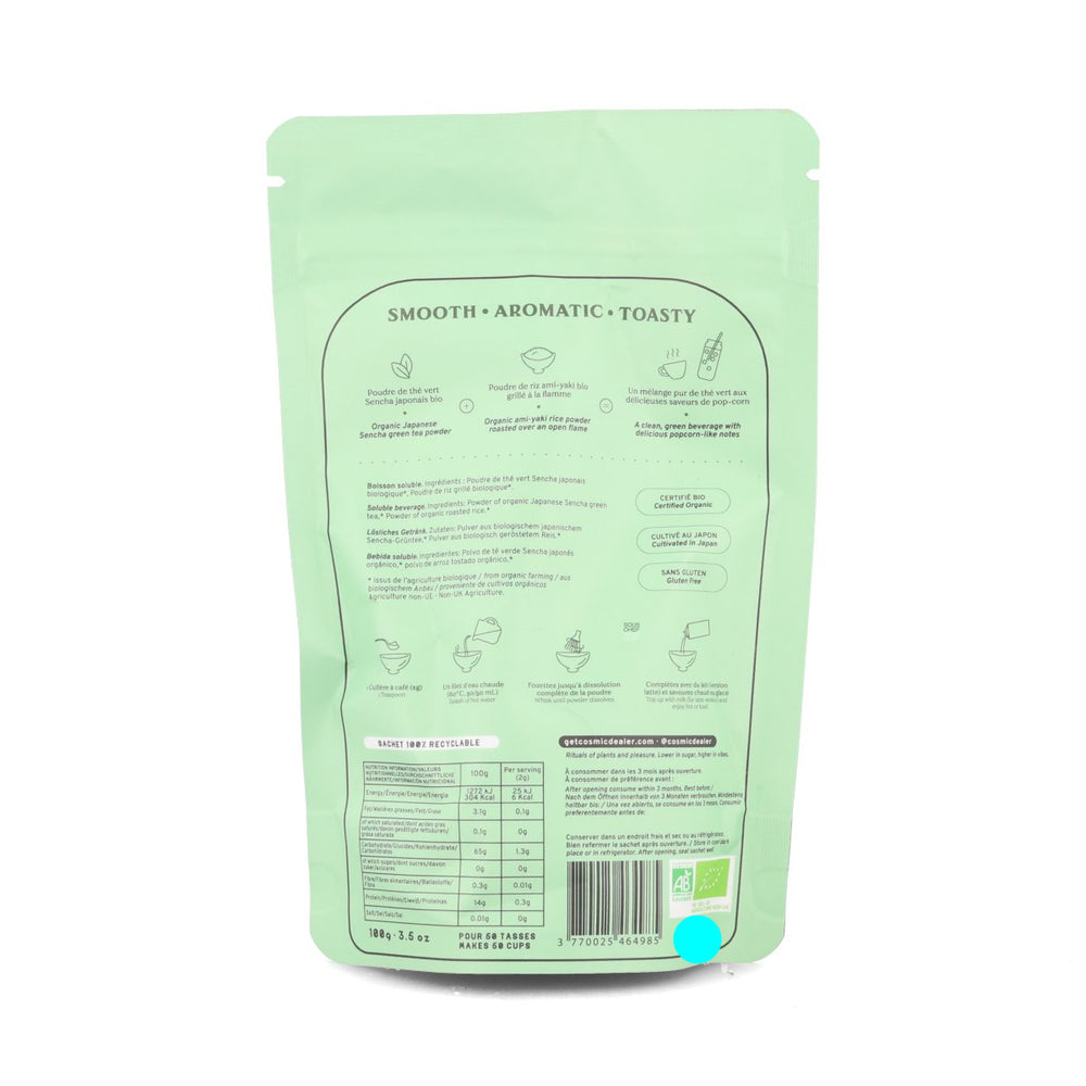 Cosmic Dealer Genmaicha Green Tea Powder, 100g