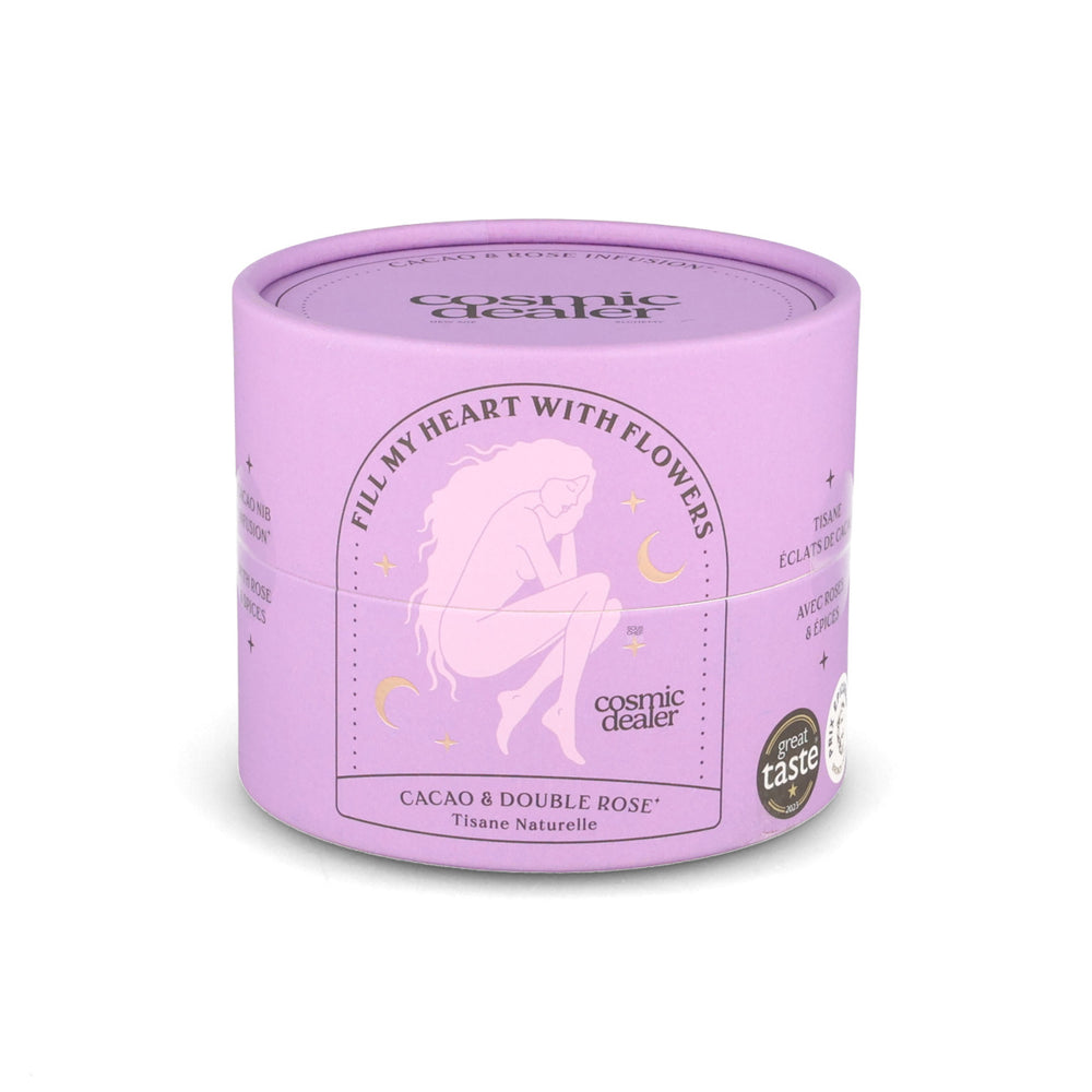 Cosmic Dealer Intuition Cocoa & Double Rose Infusion Loose Leaf Tea, 90g