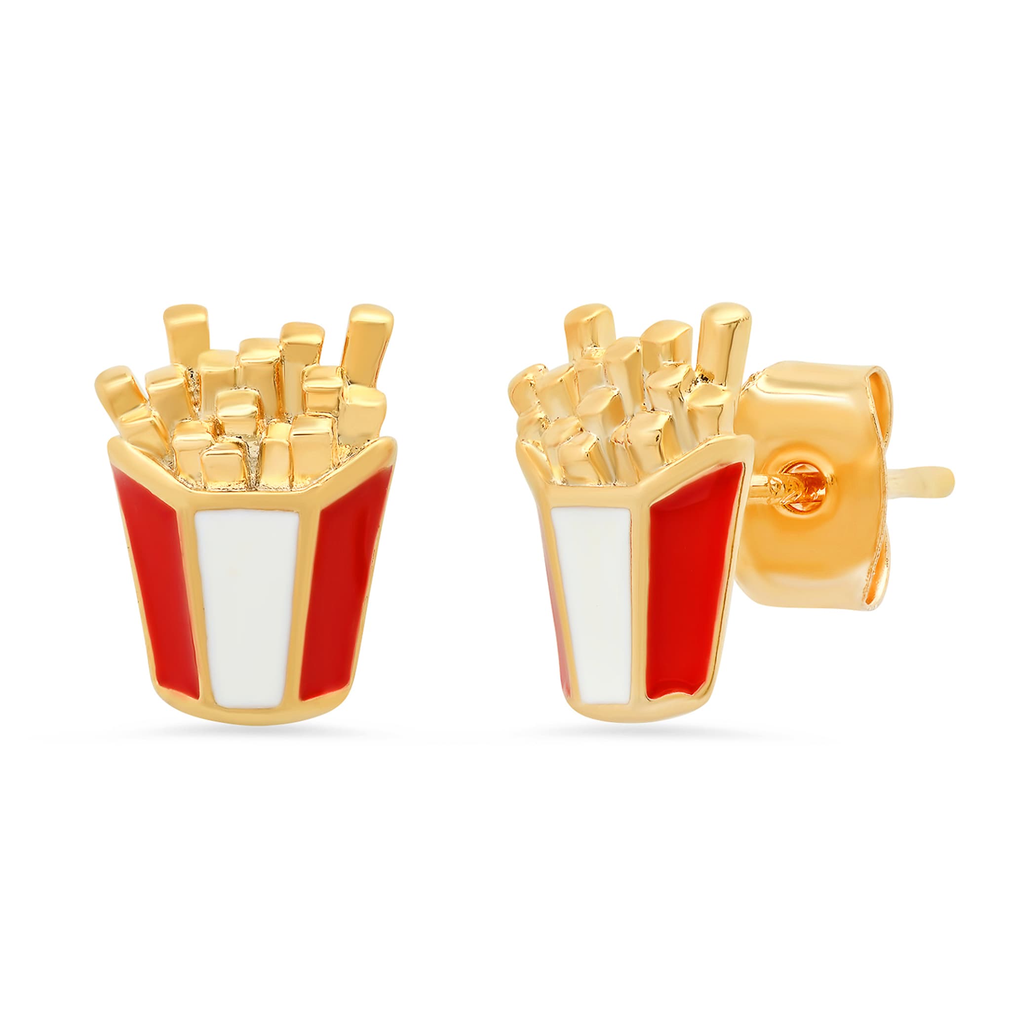 Pair of French Fries Stud Earrings