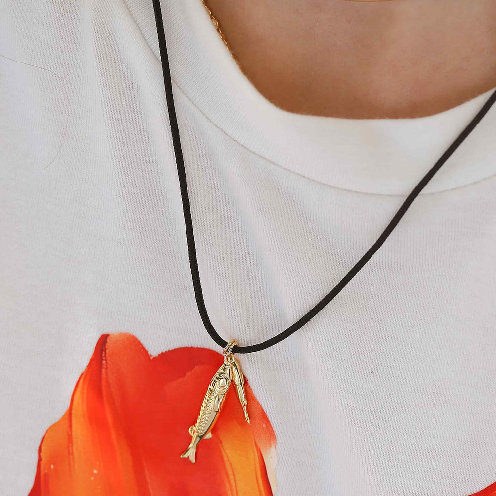 Gold Fish Necklace