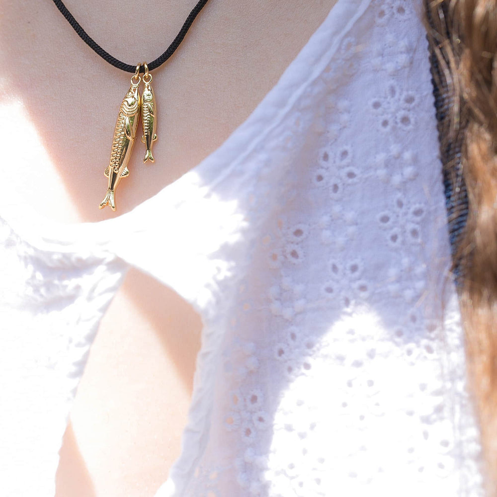 Gold Fish Necklace