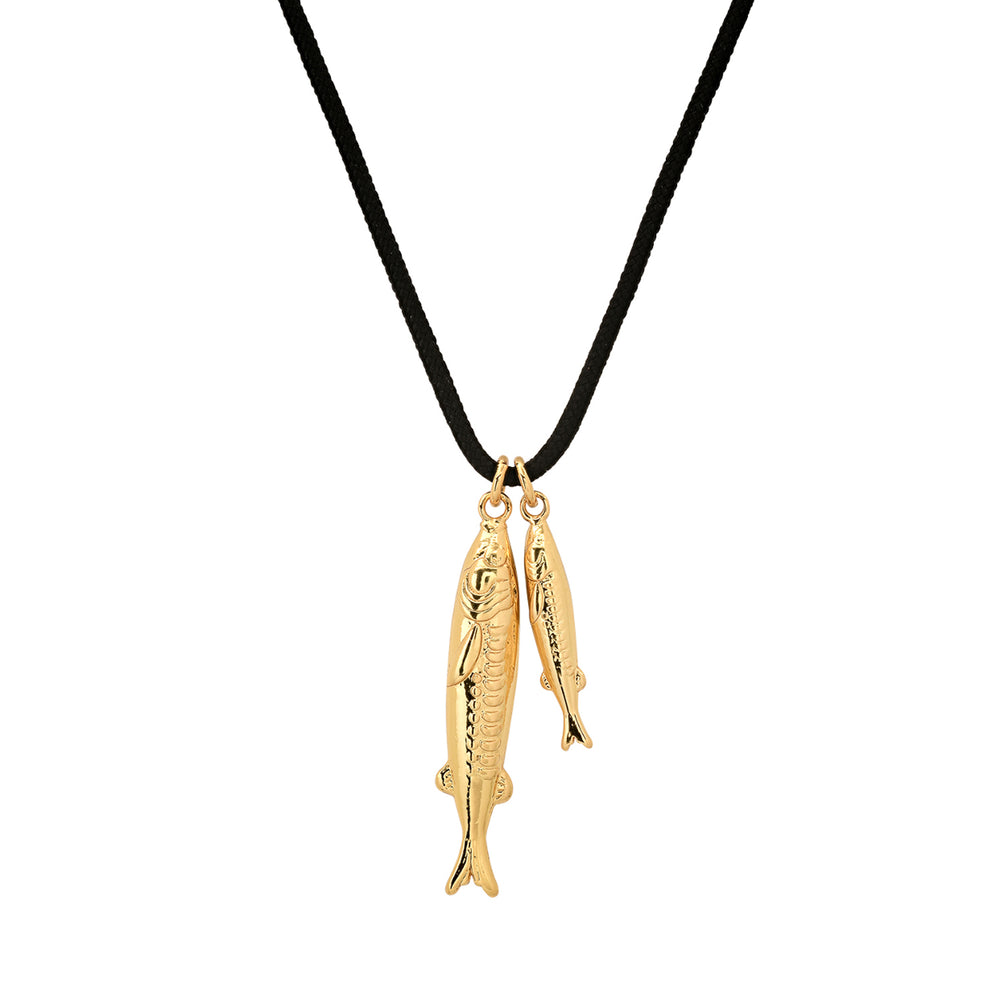 Gold Fish Necklace