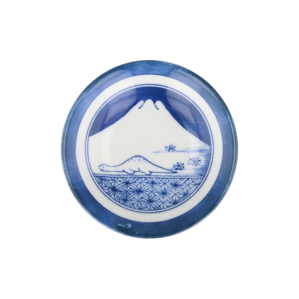 Fuji Dinosaur Japanese Small Plate, 9cm