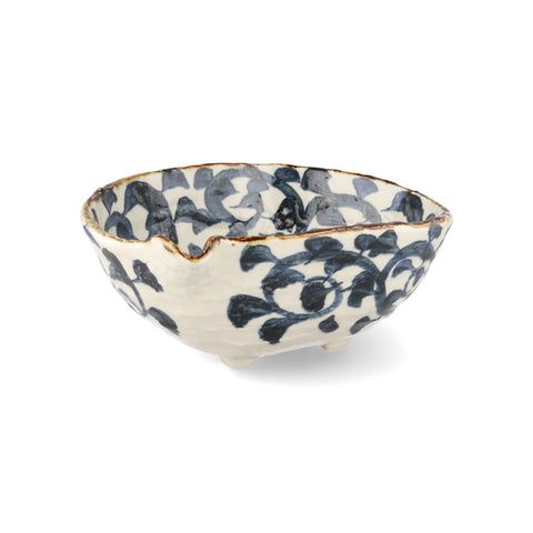 Hand Painted Karakusa Large Bowl, 24.5cm
