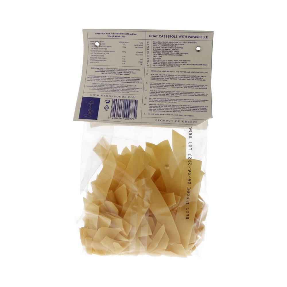 Ergon Originals Pappardelle with Eggs & Milk, 400g