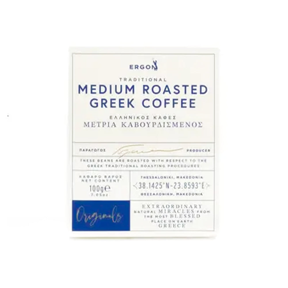 Ergon Originals Greek Medium Roast Coffee Beans, 100g