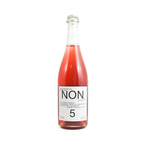 NON5 Lemon Marmalade & Hibiscus Non Alcoholic Wine, 750ml