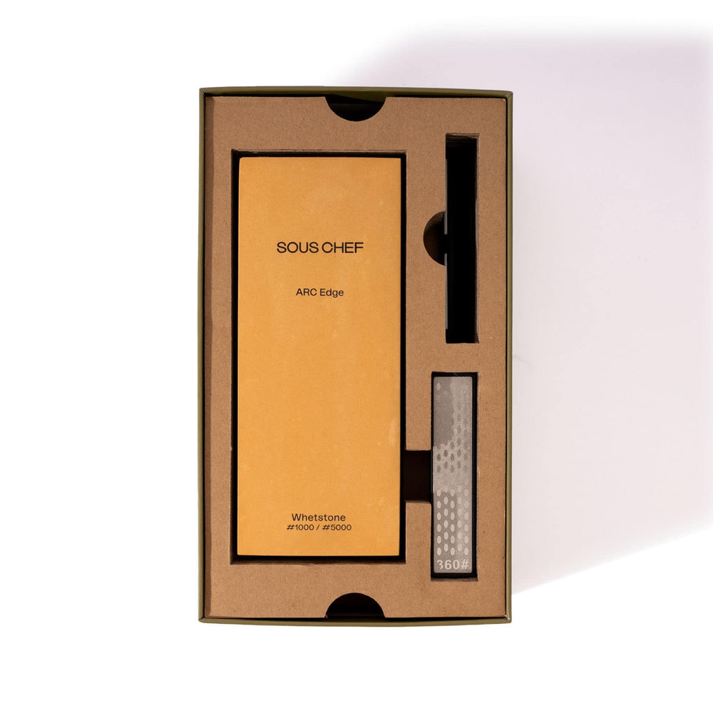 Sous Chef ARC Edge Combination Whetstone Set, 1000/5000 Grit