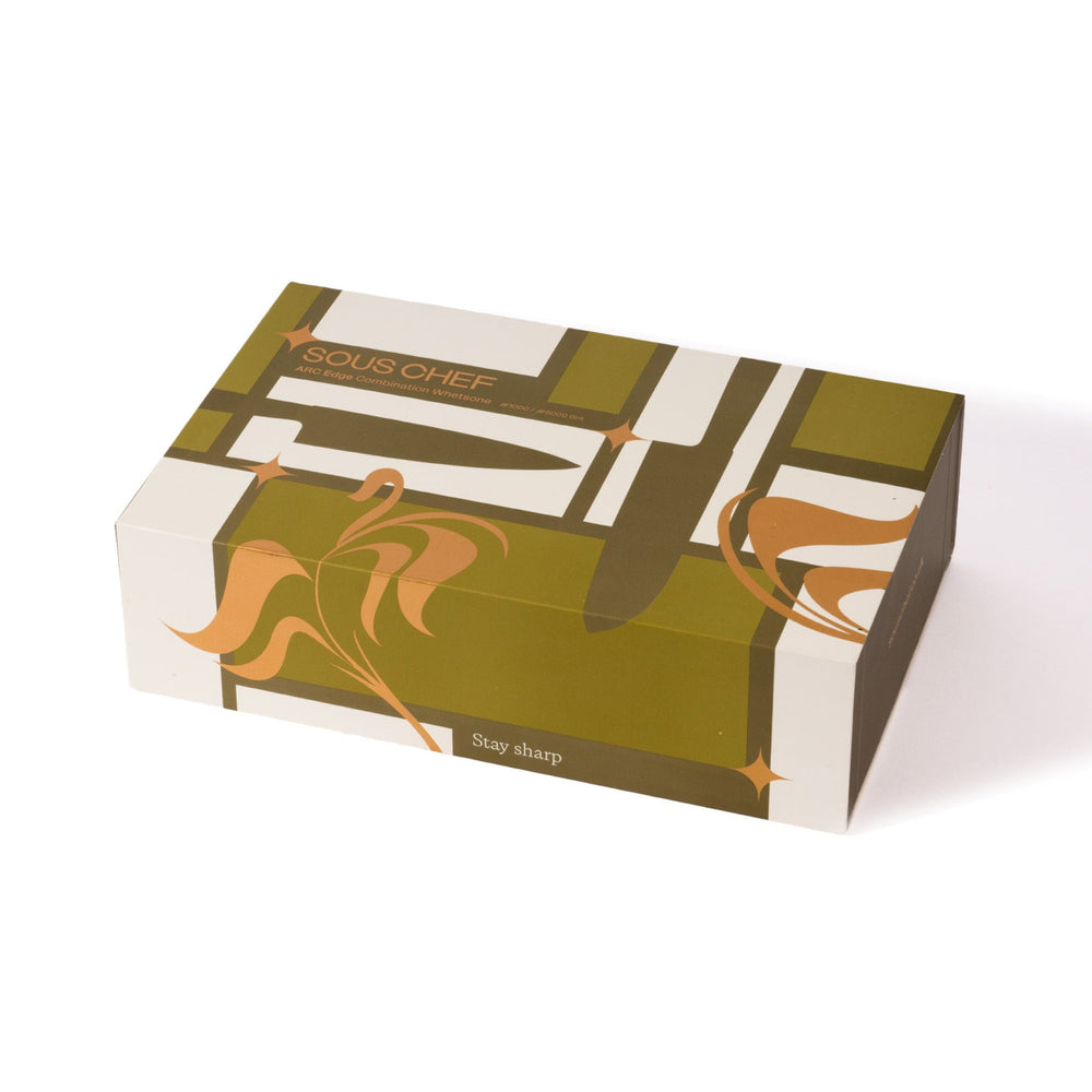 Sous Chef ARC Edge Combination Whetstone Set, 1000/5000 Grit