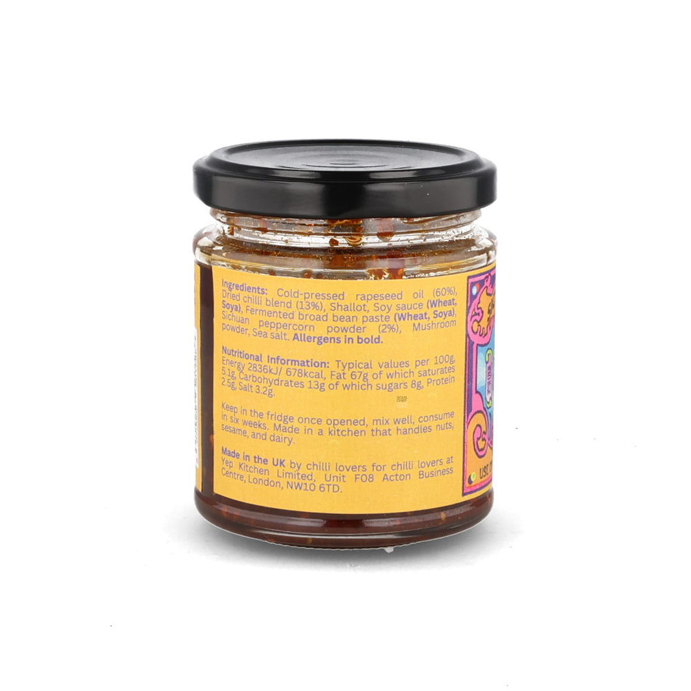 Yep Kitchen Sichuan Chilli Crisp Double Heat, 160g 