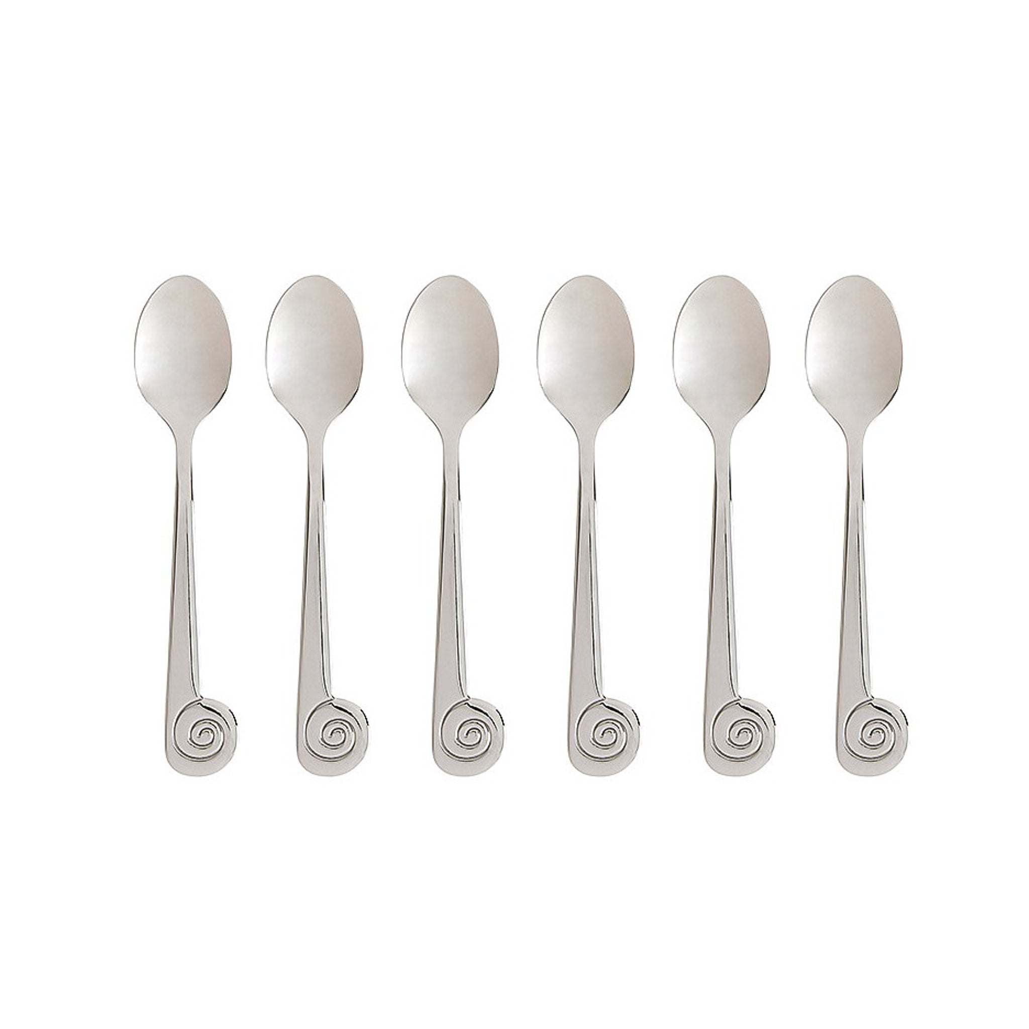 Set of 6 Maison Balzac L'Escargot Dessert Spoons