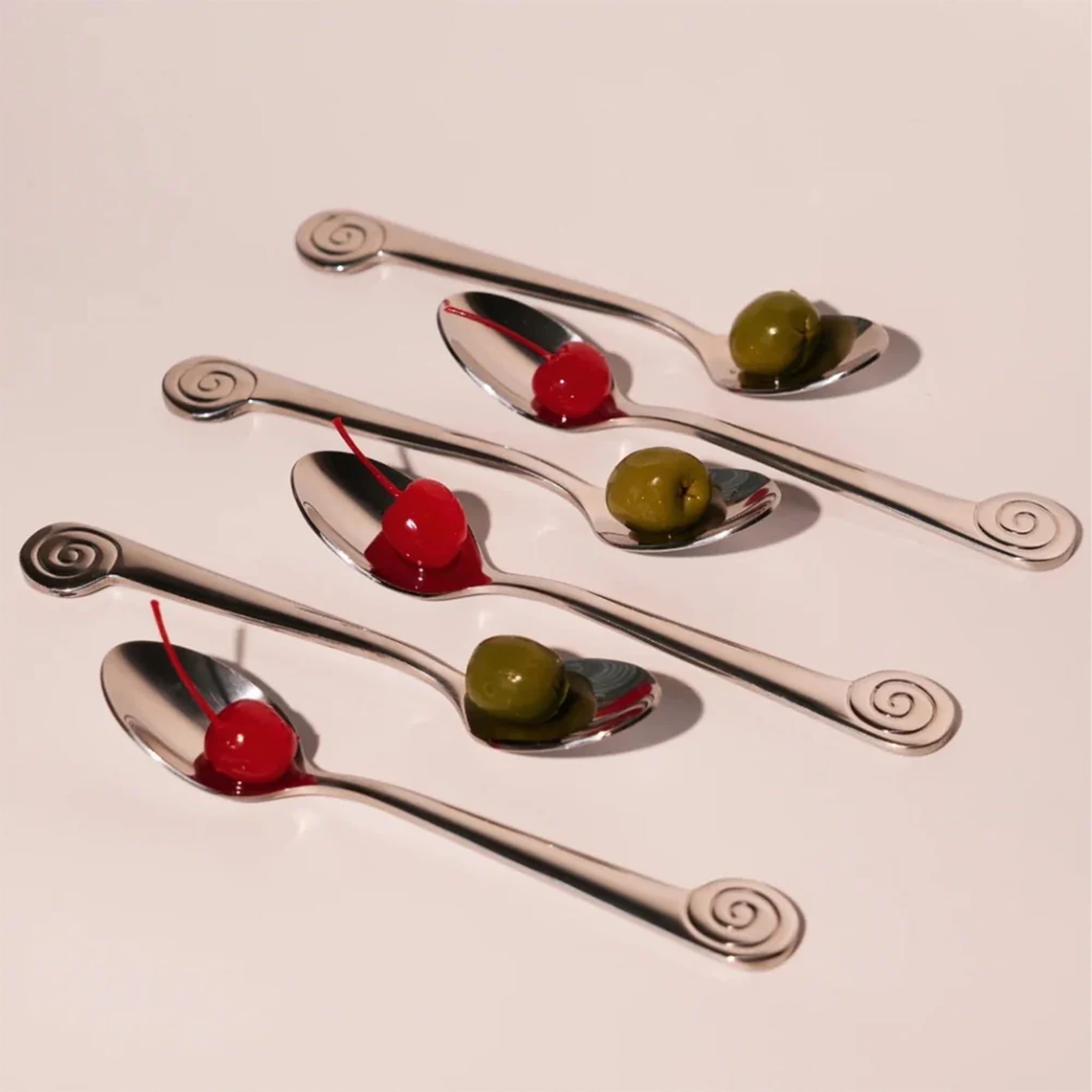 Set of 6 Maison Balzac L'Escargot Dessert Spoons