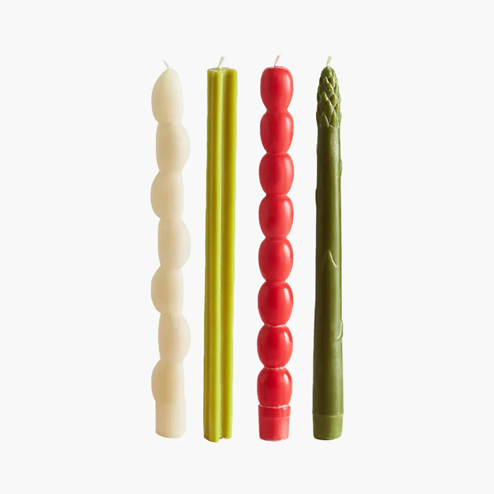 Maison Balzac Set of 4 Assorted Vegetables Candles