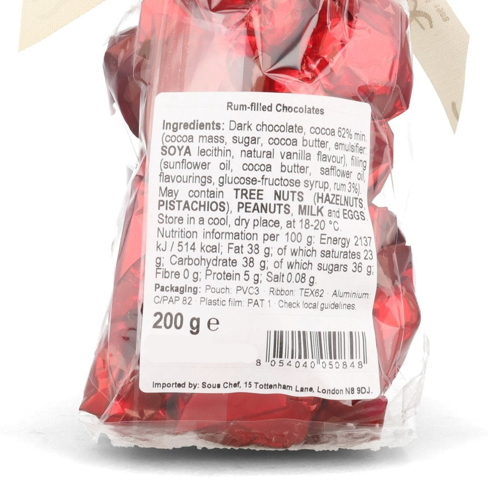 Ziccat Cunessi Truffles with Rum, 200g