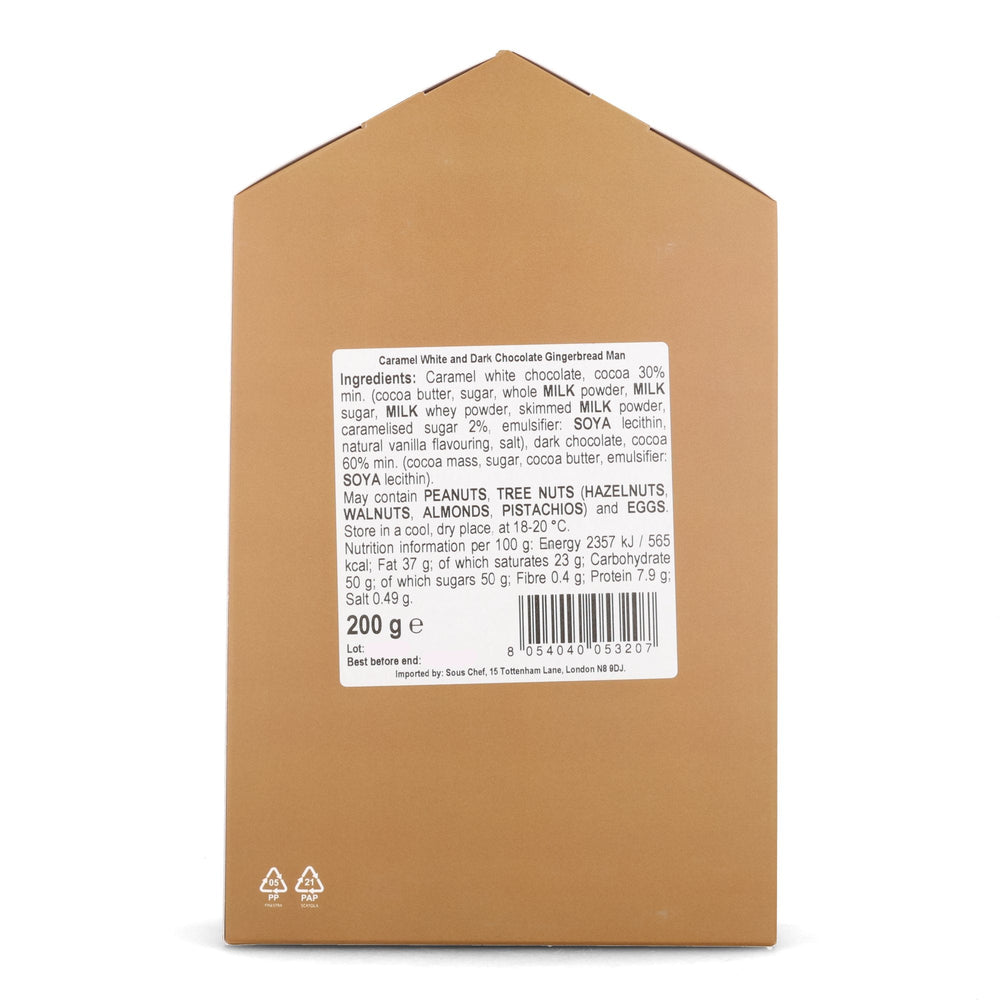 Ziccat Caramel Chocolate Gingerbread Man, 200g
