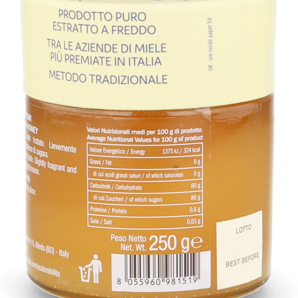 Apicoltura Cazzola Orange Honey, 250g