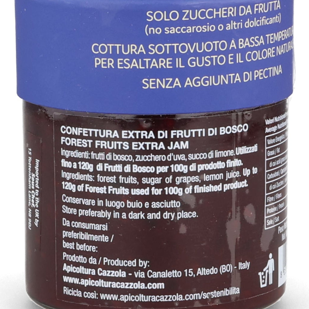 Apicoltura Cazzola Forest Fruits Jam, 220g