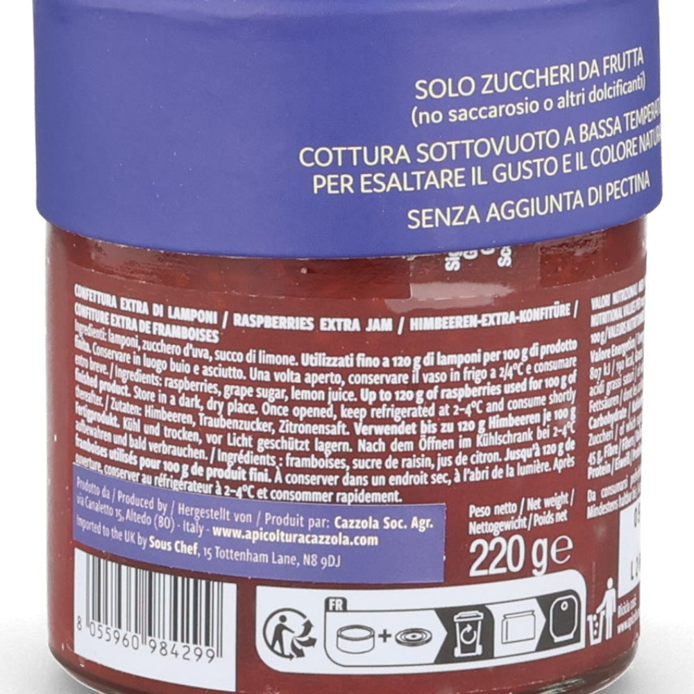 Apicoltura Cazzola Raspberry Jam, 220g