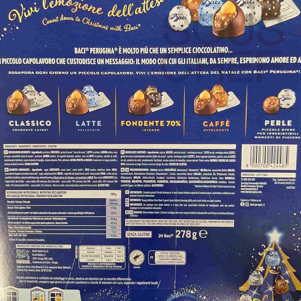 Baci Advent Calendar, 278g