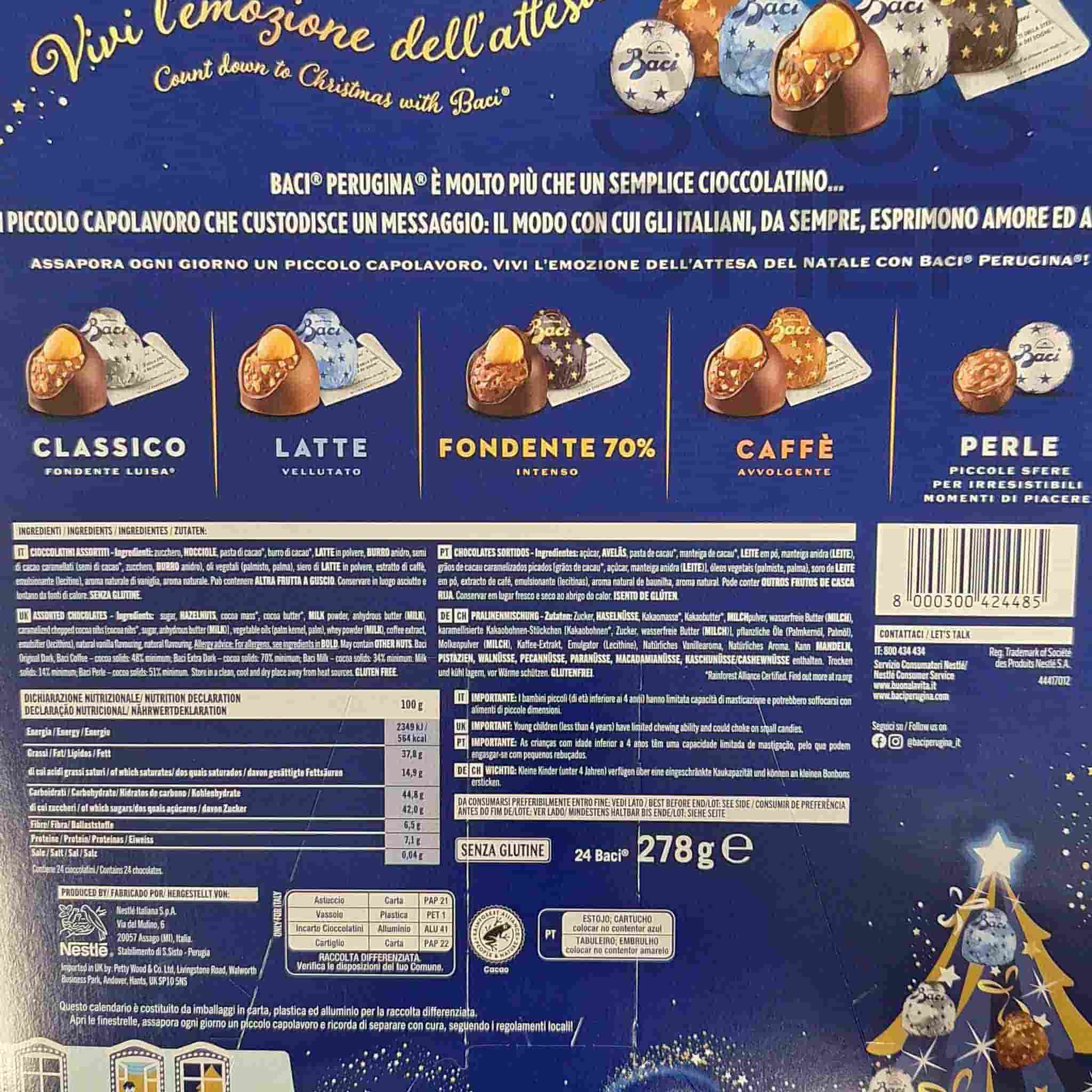 Baci Advent Calendar, 278g
