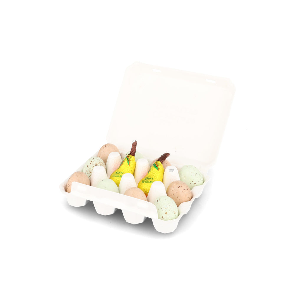 The Chocolate Detective 12 Tipsy Partridge in a Pear Tree Eggs, 140g