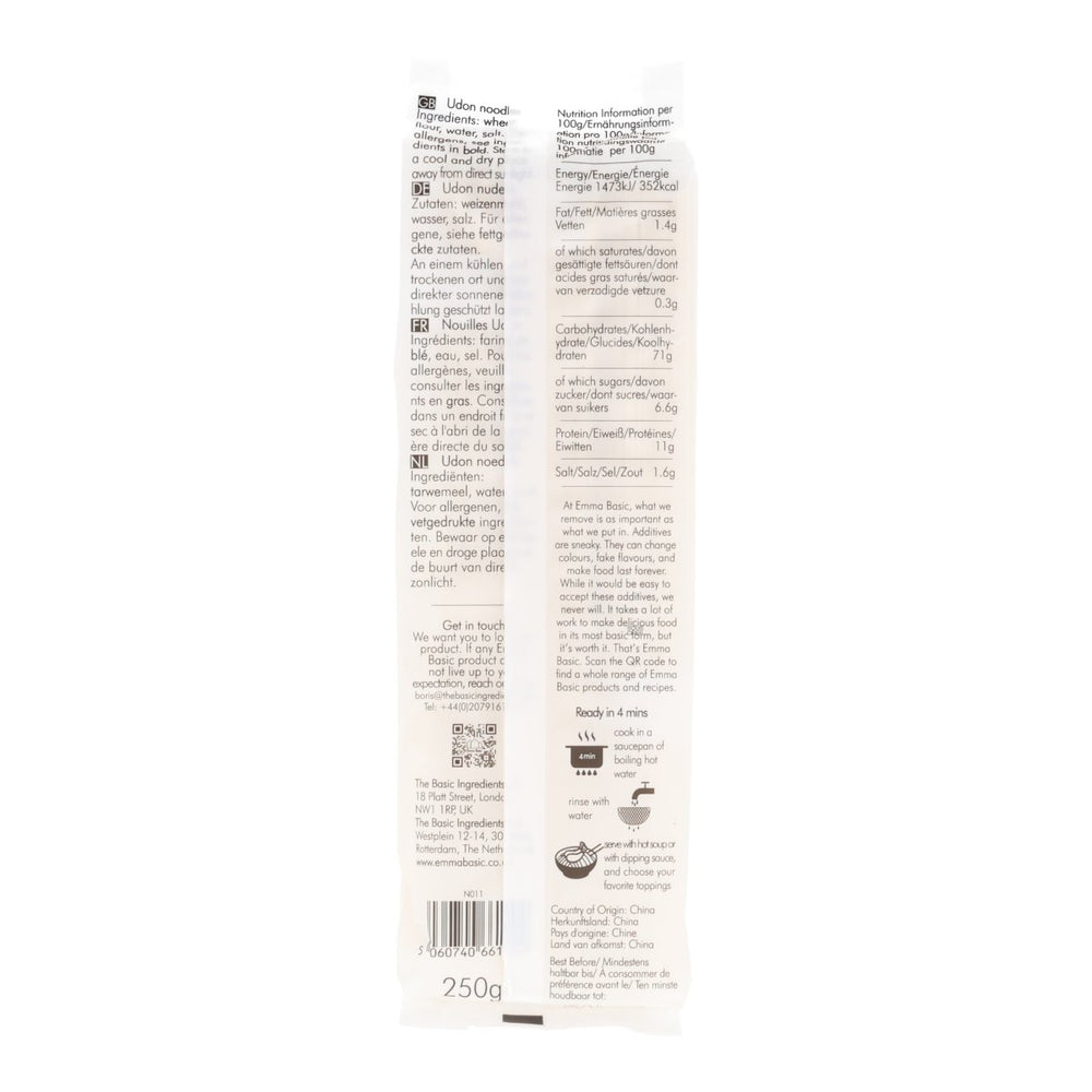 Emma Basic Udon Noodles, 250g