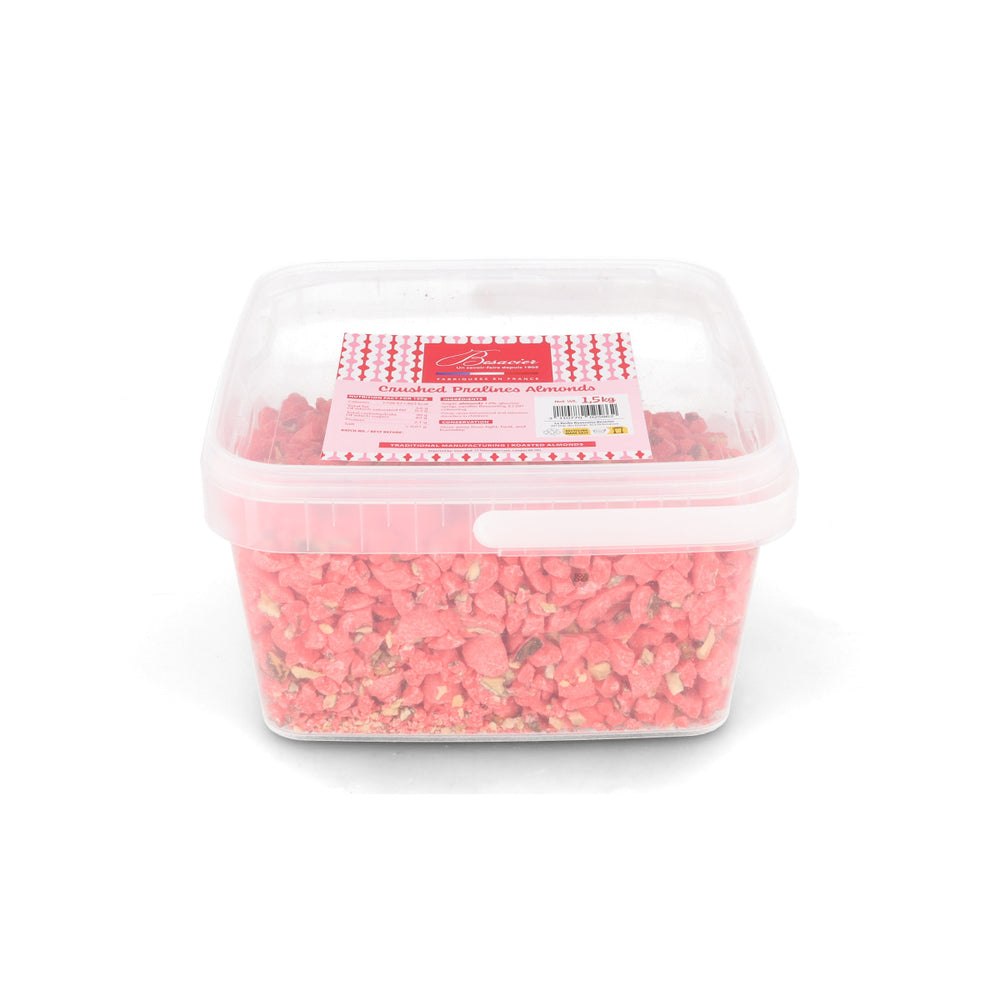 Crushed Pink Pralines 12% Almonds, 1.5kg