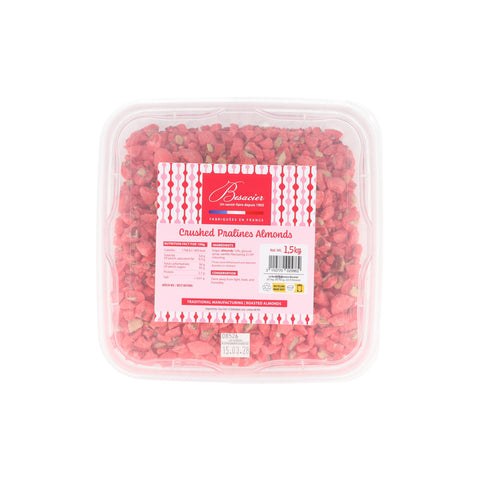 Crushed Pink Pralines 12% Almonds, 1.5kg