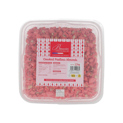 Crushed Pink Pralines 12% Almonds, 1.5kg