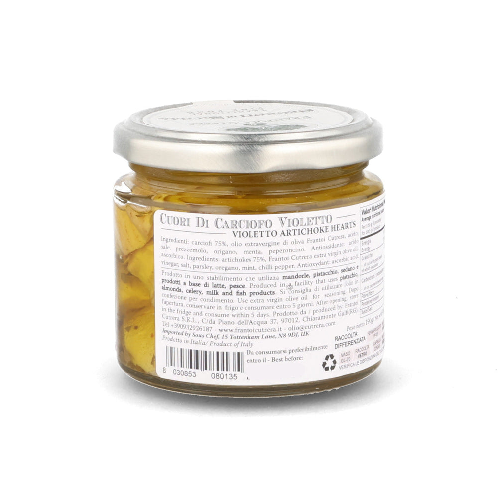 Frantoi Cutrera Violetto Artichoke Hearts, 190g