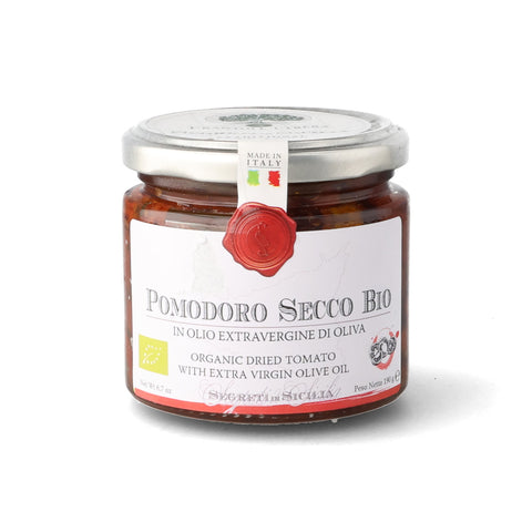 Frantoi Cutrera Organic Dried Tomatoes in Extra Virgin Olive Oil, 190g