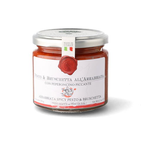 Frantoi Cutrera Arrabbiata Spicy Pesto & Bruschetta, 190g
