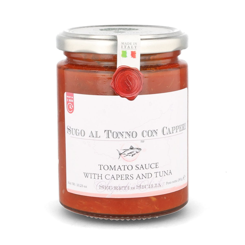 Frantoi Cutrera Tomato Sauce with Capers & Tuna, 290g