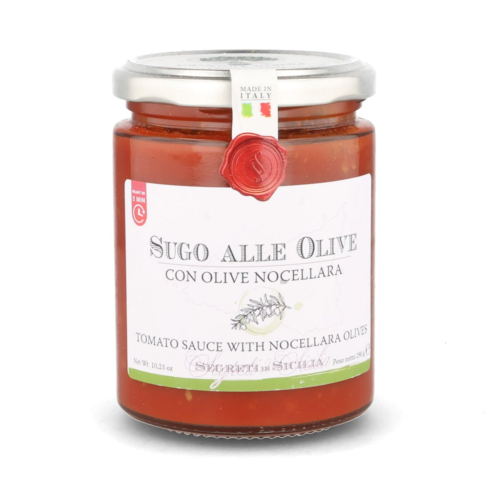 Frantoi Cutrera Tomato Sauce with Nocellara Olives, 290g