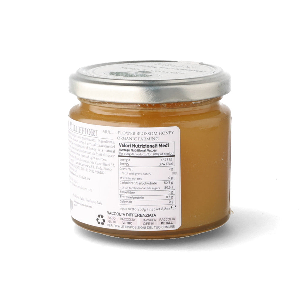 Frantoi Cutrera Organic Multi Flower Blossom Honey, 250g