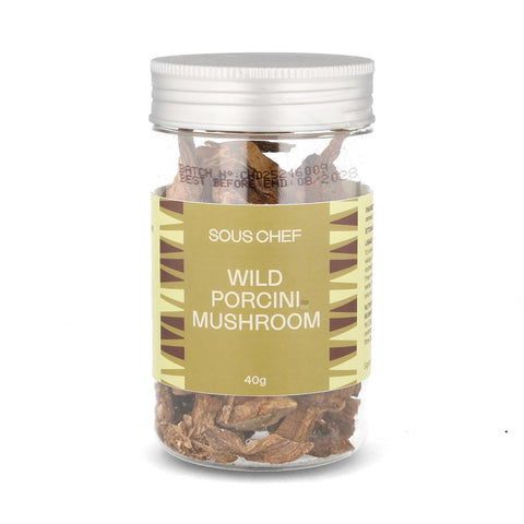 Dried Wild Porcini Mushrooms, 40g