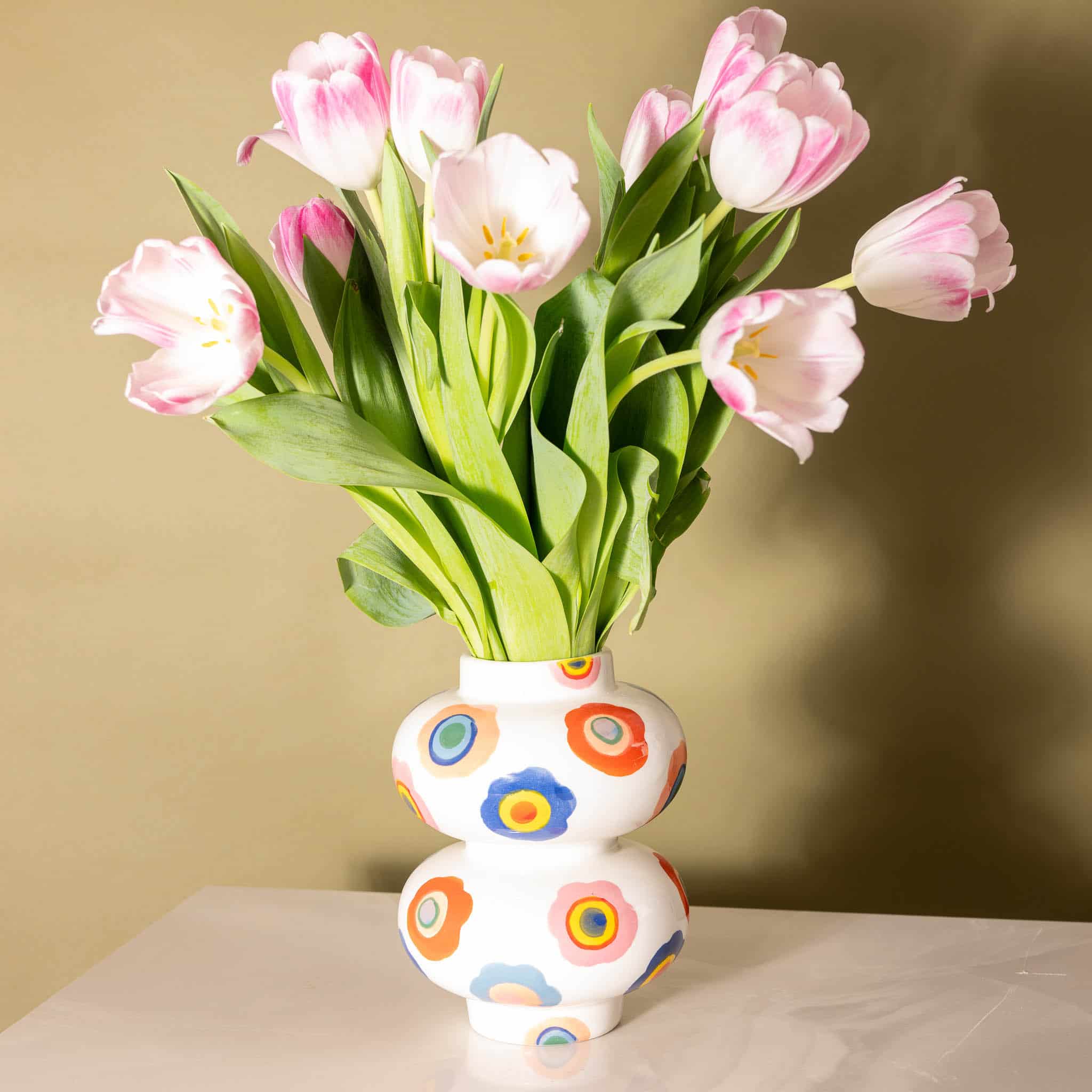 Que Rico Multicolour Augustino Vase, 19cm