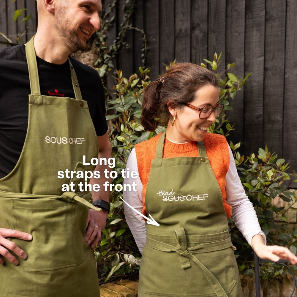 Sous Chef Green Denim Apron