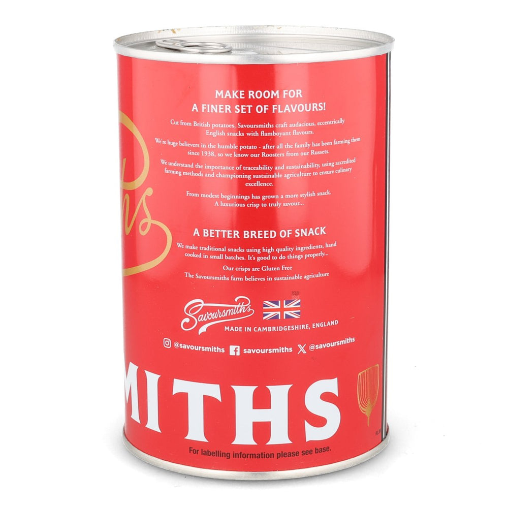 Savoursmiths Vegan Wagyu Beef with Honey & Mustard Crisps in Tin, 100g