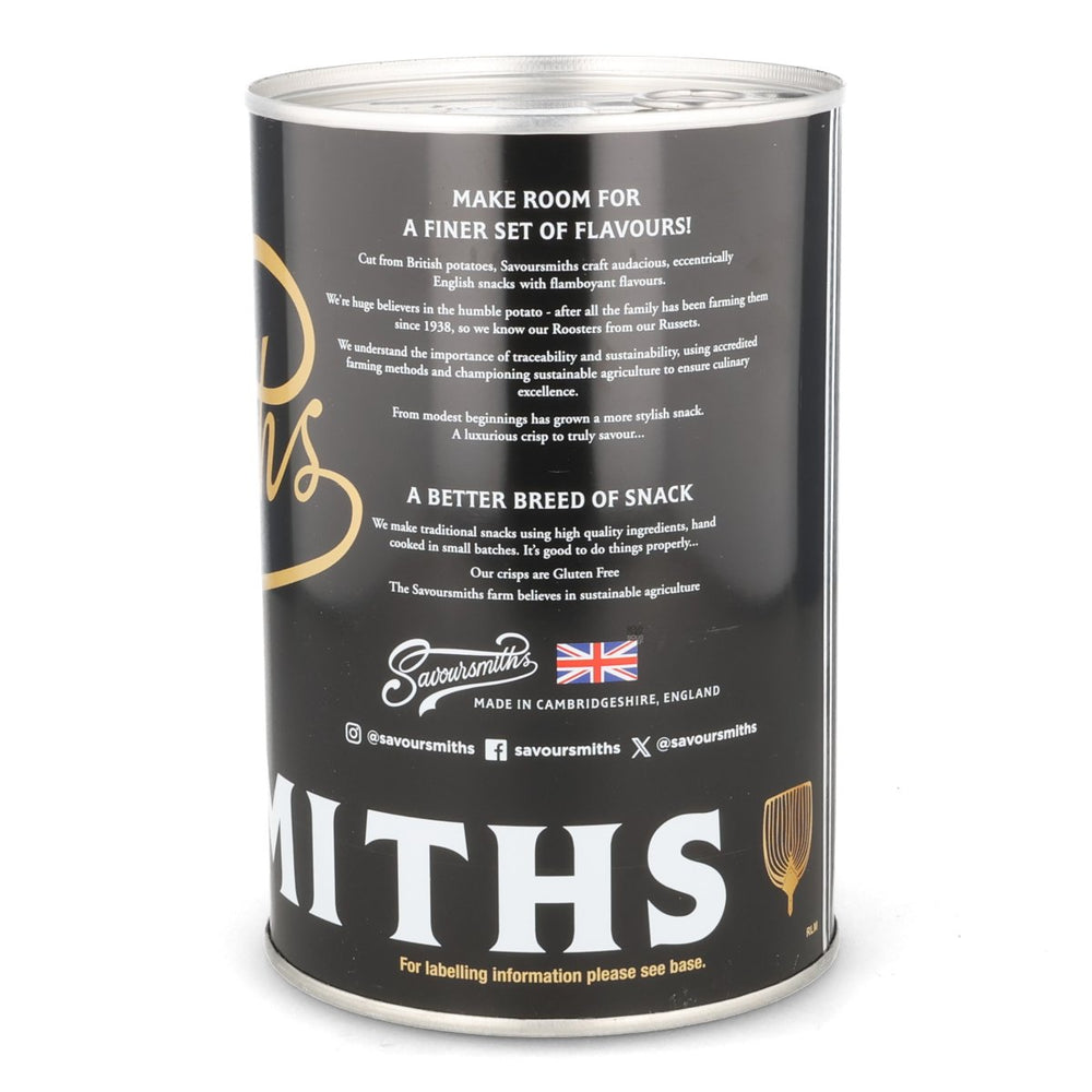 Savoursmiths Desert Salt & Black Pepper Crisps in Tin, 100g