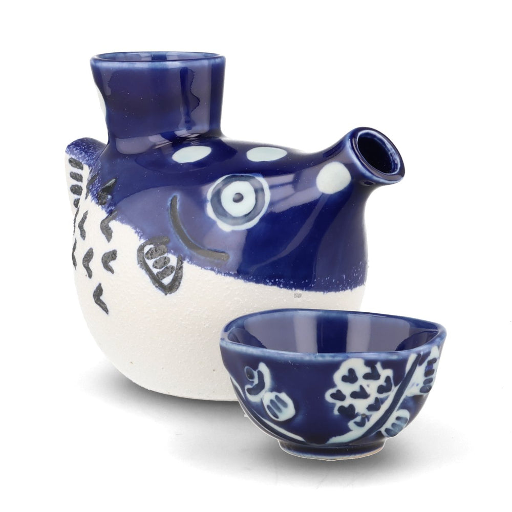 Indigo Sakana Sake Set