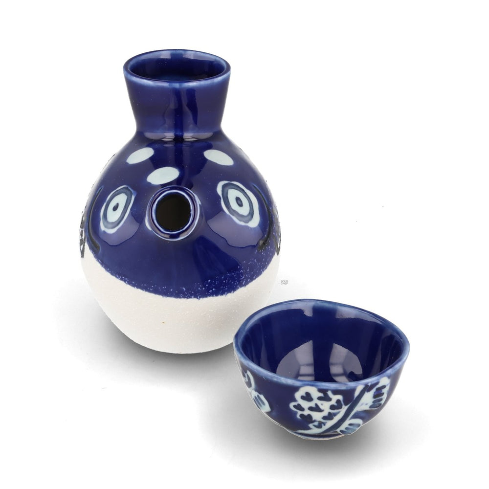 Indigo Sakana Sake Set
