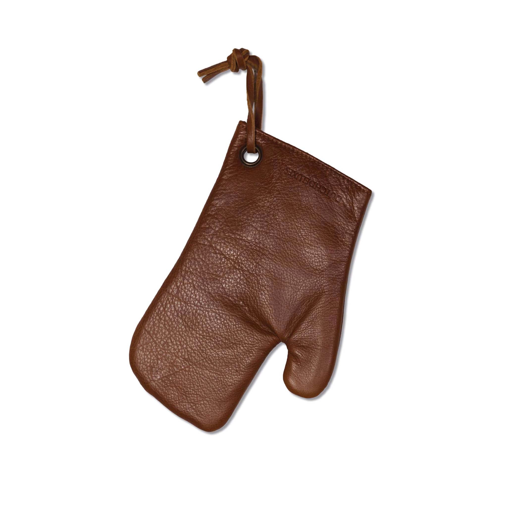 Dutchdeluxes Classic Oven Glove in Classic Brown Cookware Kitchen Clothing