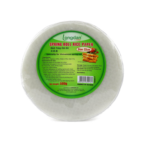 Vietnamese Spring Roll Wrappers 500g