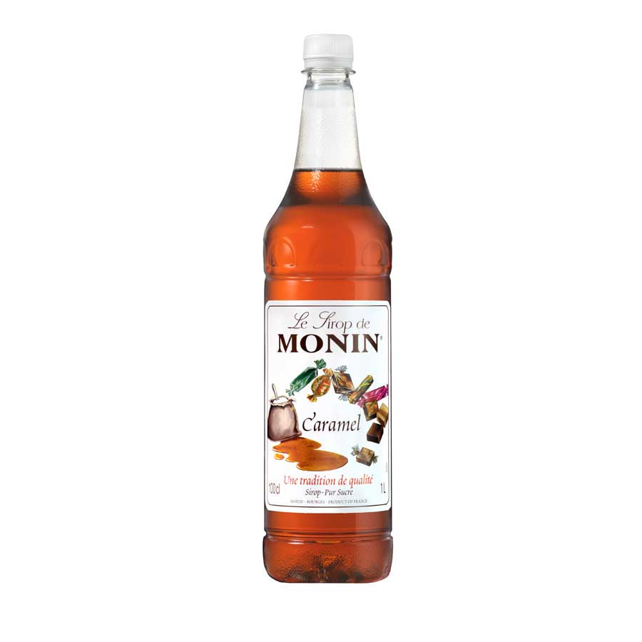Monin Caramel Syrup 1 litre Ingredients Drinks Syrups & Concentrates