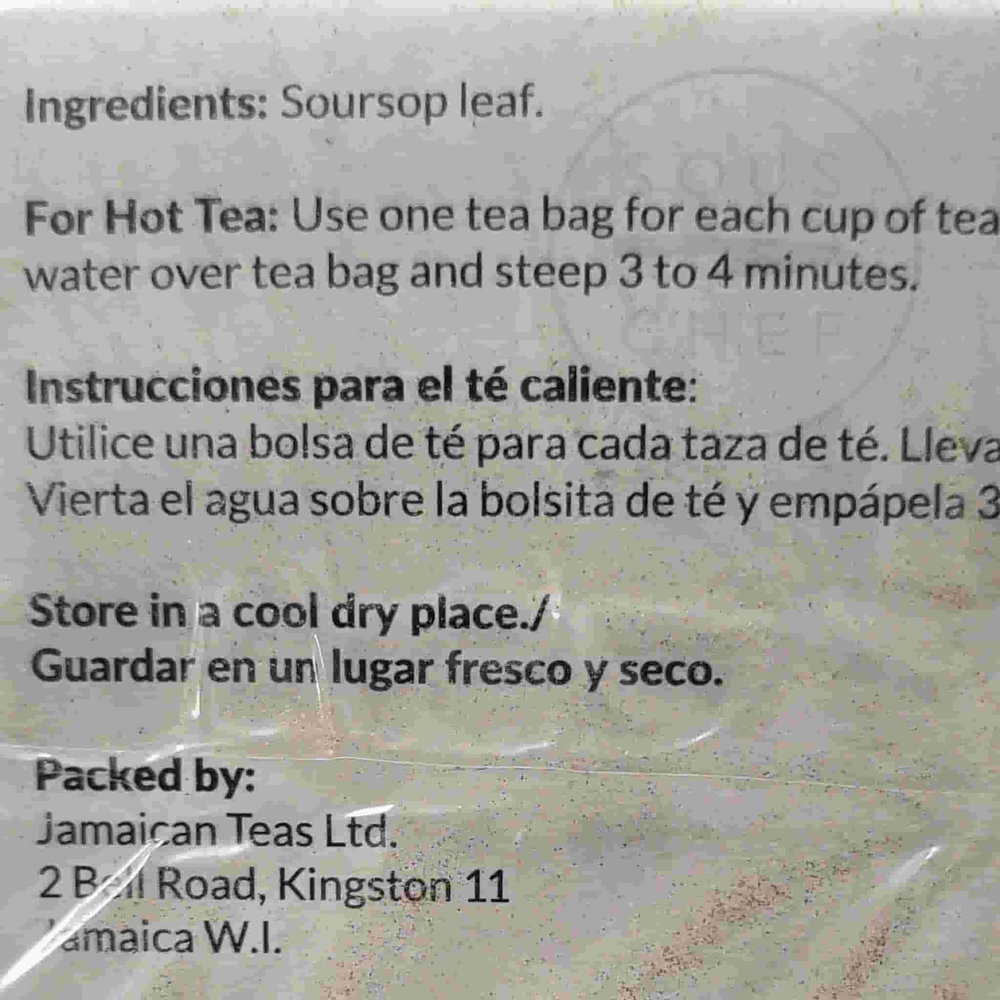 Caribbean Dreams Soursop Tea, 20 Sachets