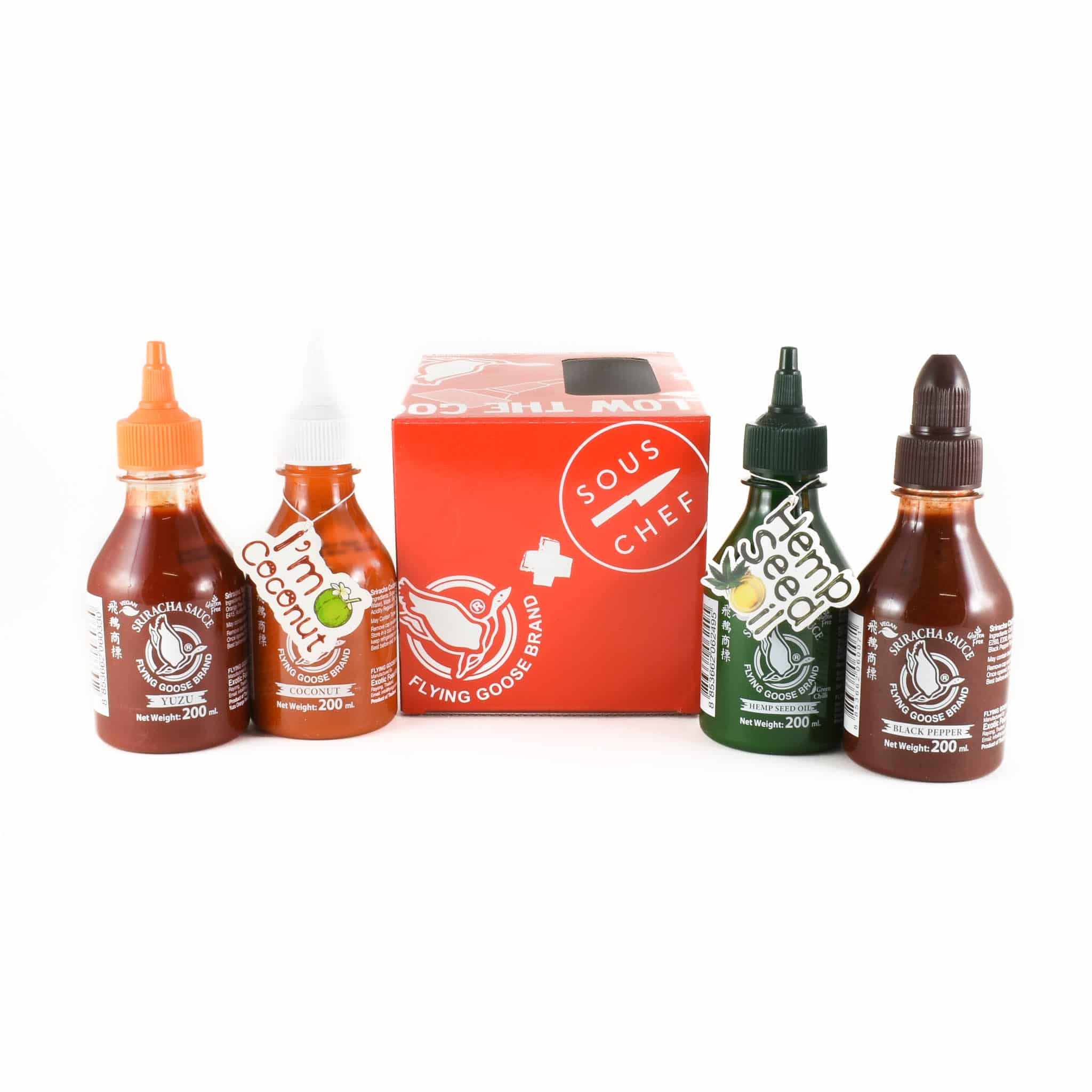 Flying Goose Sriracha 4 Pack 4 x 200ml