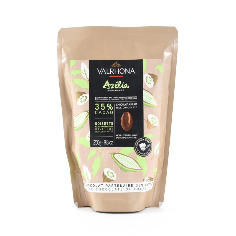 Valrhona Azelia 35% Milk Chocolate Chips 250g